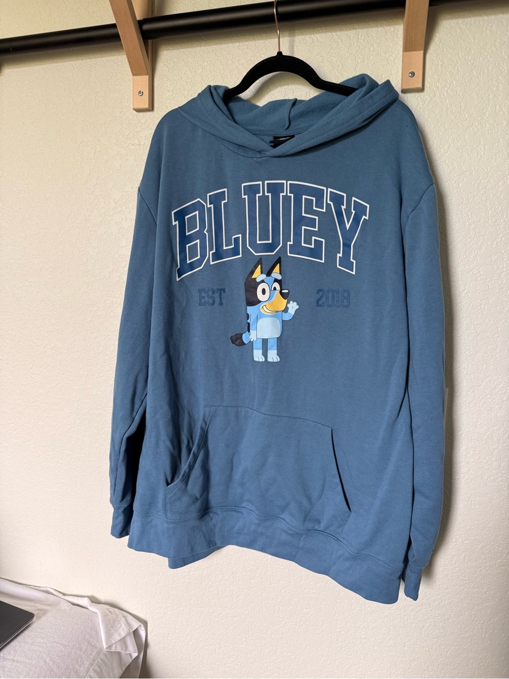 Bluey Graphic Hoodie - Slate Blue